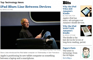 New York Times iPad Story
